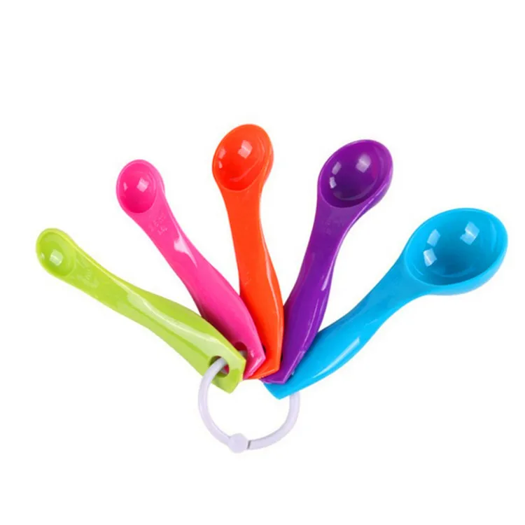 

Wholesale Kitchenware Five pieces household measuring tools plastic measuring spoons set