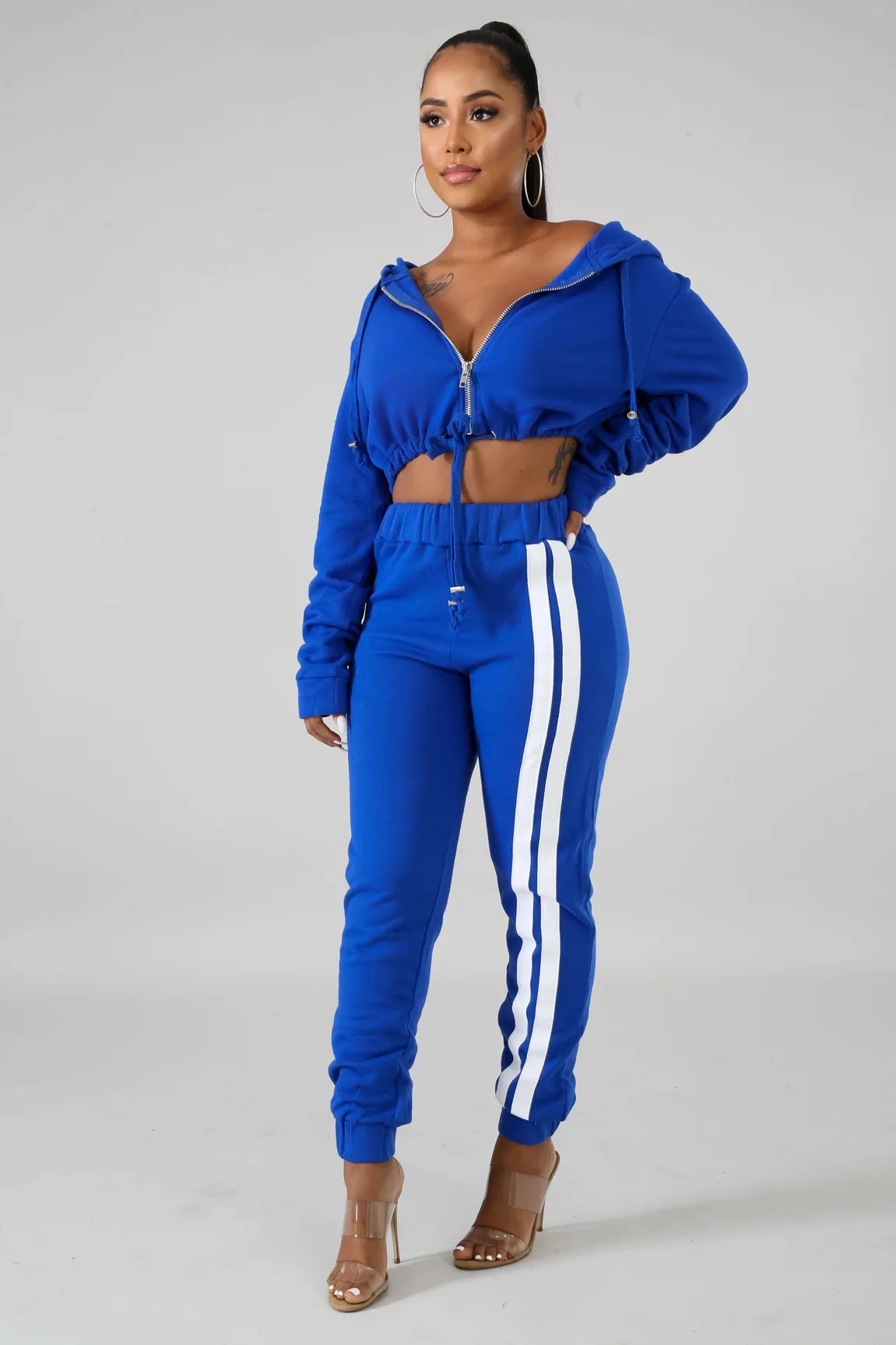 womens tight tracksuit set