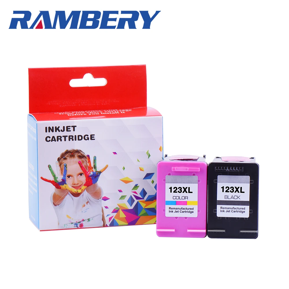 
RAMBERY 123XL Cartridges Replacement for hp 123 xl hp123xl Ink Cartrige for Envy 2620 1110 2130 2132 3630 3632 4520 5010 5020 
