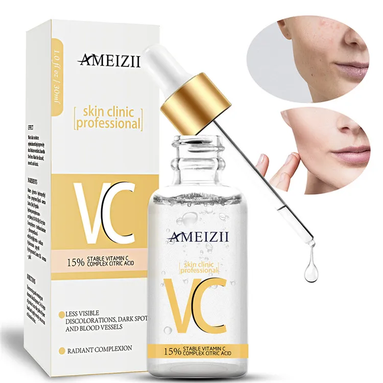 

Plant Extract Organic VC Skin Care Solution Serum Moisturizing Anti Aging Hyaluronic Acid Facial Vitamin C Whitening Serum