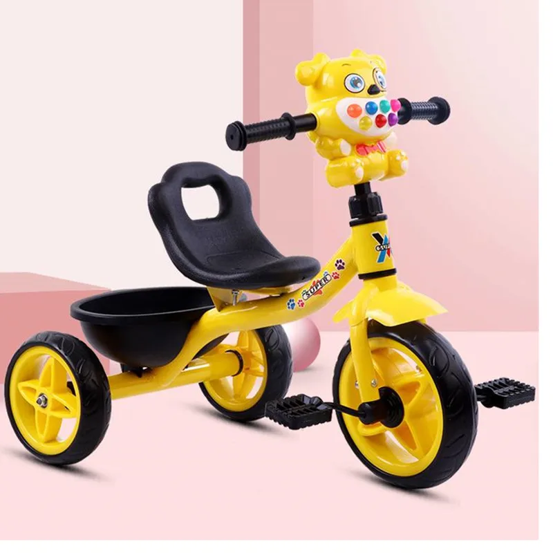 

2020 New Wholesale Cheap Price Musical Kids Ride On Tricycle/Flashing Lights Kids Pedal Tricycle