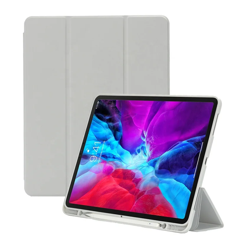 

PU leather shockproof tablet PC back cover case for iPad Pro 12.9 inch 2018 2020