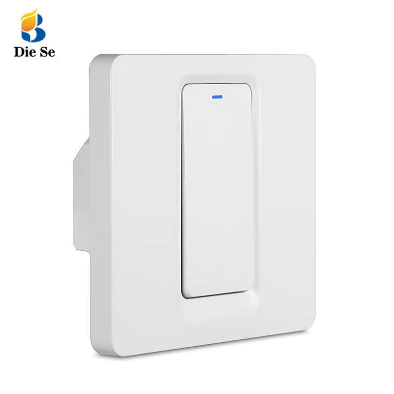 

Wireless Remote Control Zigbee Smart Light Switch 1 Gang Tuya for Home Physical Push Button Switch EU/UK