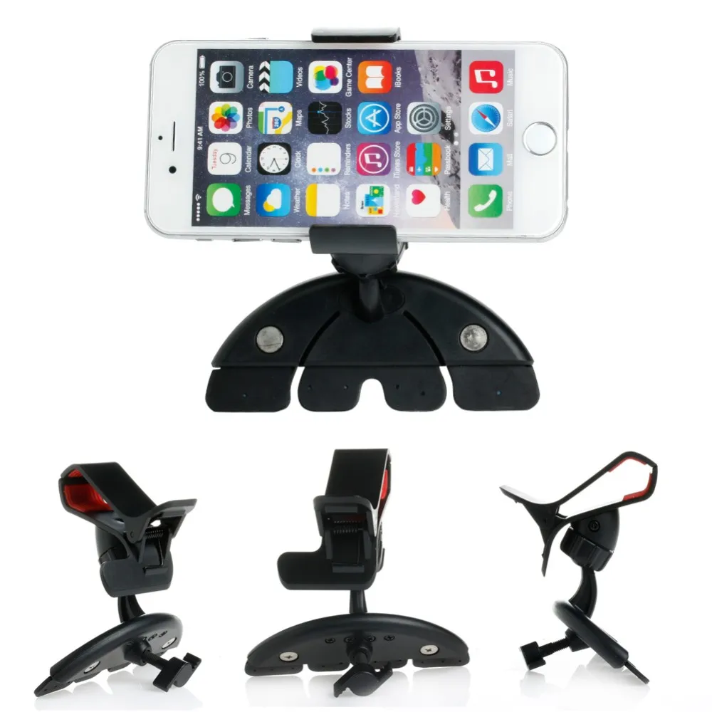 

Portable Universal Car CD Slot Clip Mount Holder Bracket For Cell Mobile Phone GPS