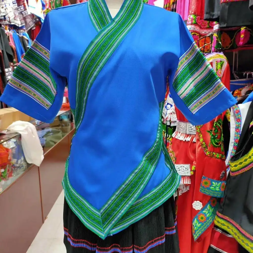 

WJ30069 Hmong costume handmade miao women clothing for the celebration