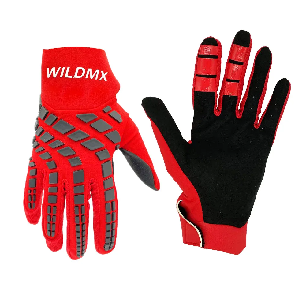 

Customized Motocross Gloves Mens Off-road MX MTB DH Mountain Bike Downhill Cycling Gloves Motos Luvas Guantes Wildmx