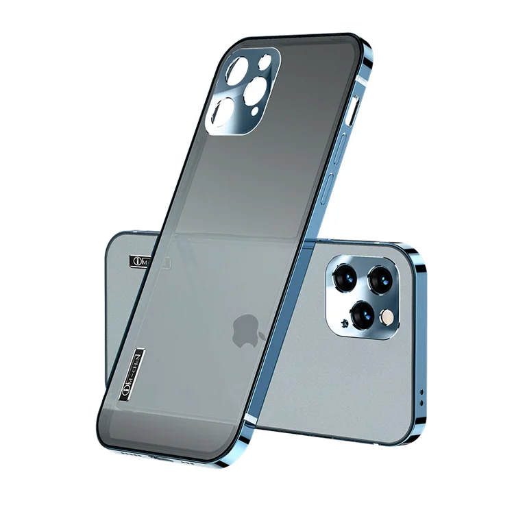 

Shockproof tempered glass frosted hard shell protective cover mobile phone shell protective cover for iphone 12 Pro max mini