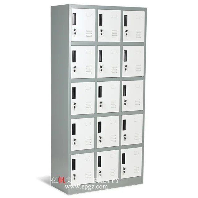 
Strong Room Furniture Metal Lockers of 15 Doors for Storage Items in Library or Gym  (60606323047)
