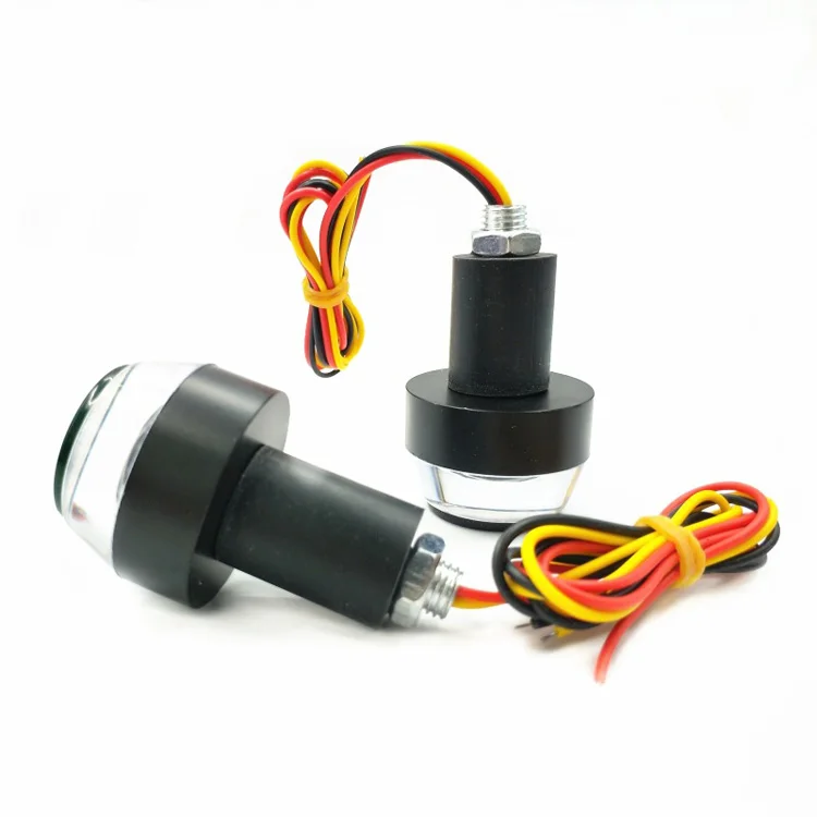 

Two-color 12LED LED handle terminal turn signal light for motorcycle