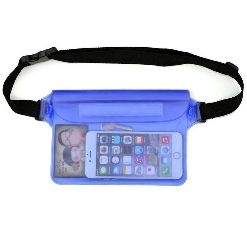 

fashion sport travel custom running belt fanny phone unisex outdoor waterproof clear pvc waist bag