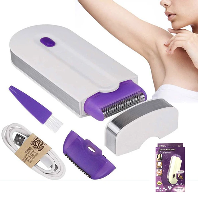 

Drop Shipping USB Rechargeable Women Epilator Portable Hair Removal Tool Rotary Shaver Body Face Leg Bikini Lip Depilator