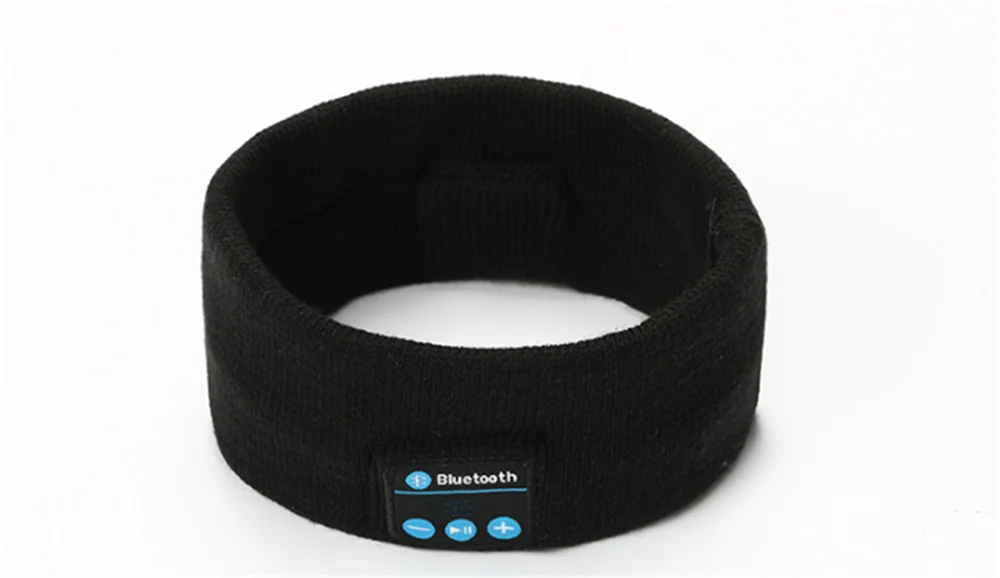 
2019 wireless Bluetooth Headband music knitted running Yoga sweartband Workout Jogging head-phones earphone hair band 