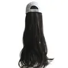 E594 New Fashion Women Summer Sun Hats Visor Quality Ventilated Breathable Wave Deepwave Wigs Making Baseball Cap Wig Hat