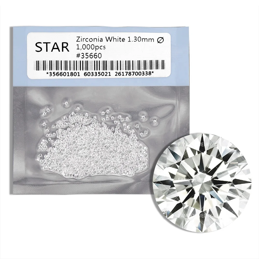 

Round shape cz color card synthetic gemstone loose gemstone
