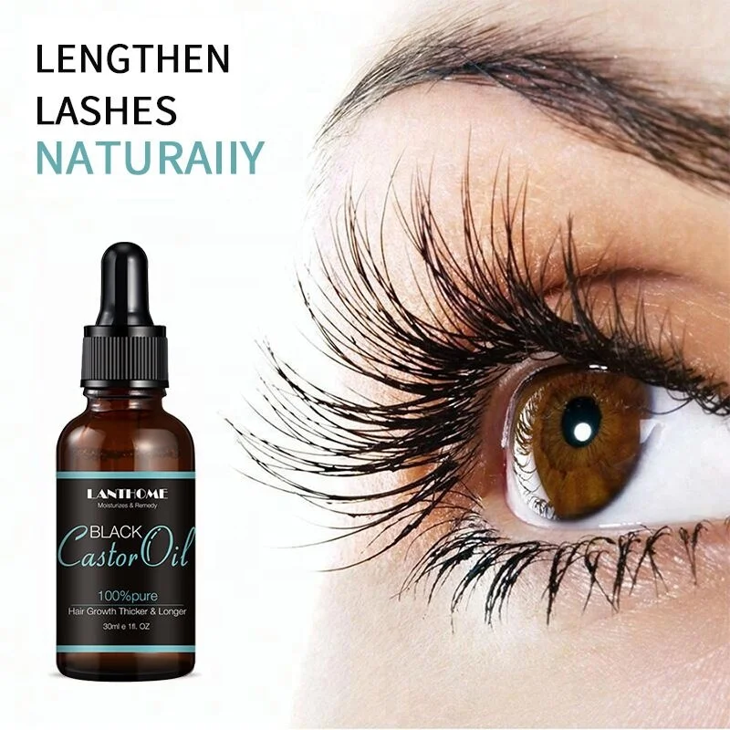 

Wholesale Pure Organic 30ml Castor Oil Bulk Hair Eyelash Eyebrow Growth Jamaican Black Castor Hair Oil For Eyelashes, Transparent gold