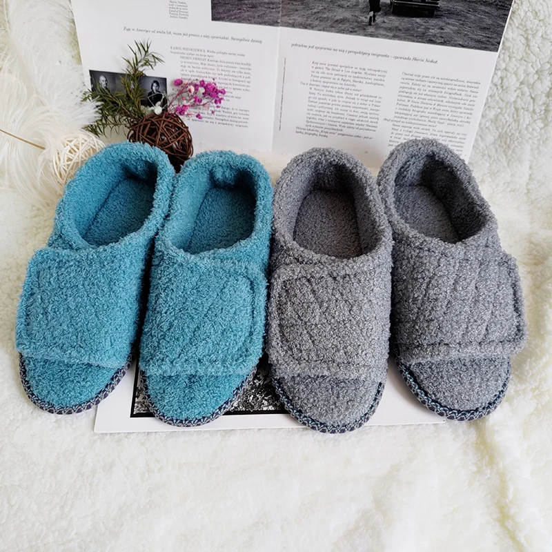 

Factory Cheap wholesale Autumn Winter Flat Bottom Towel Soft Indoor House Home Slide Slippers