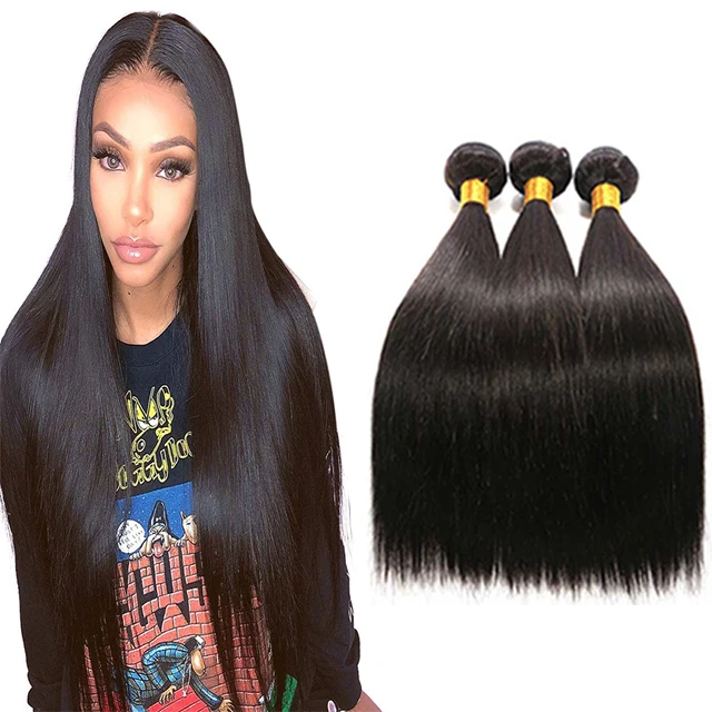 

Strict quality inspection Brazilian cheap good quality hair wholesale straight hair extension bundles with closure vendors