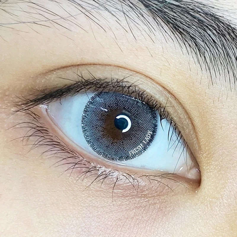 

Fresh Lady Grafite color Natural cosmetic custom contact lens, 12 colors