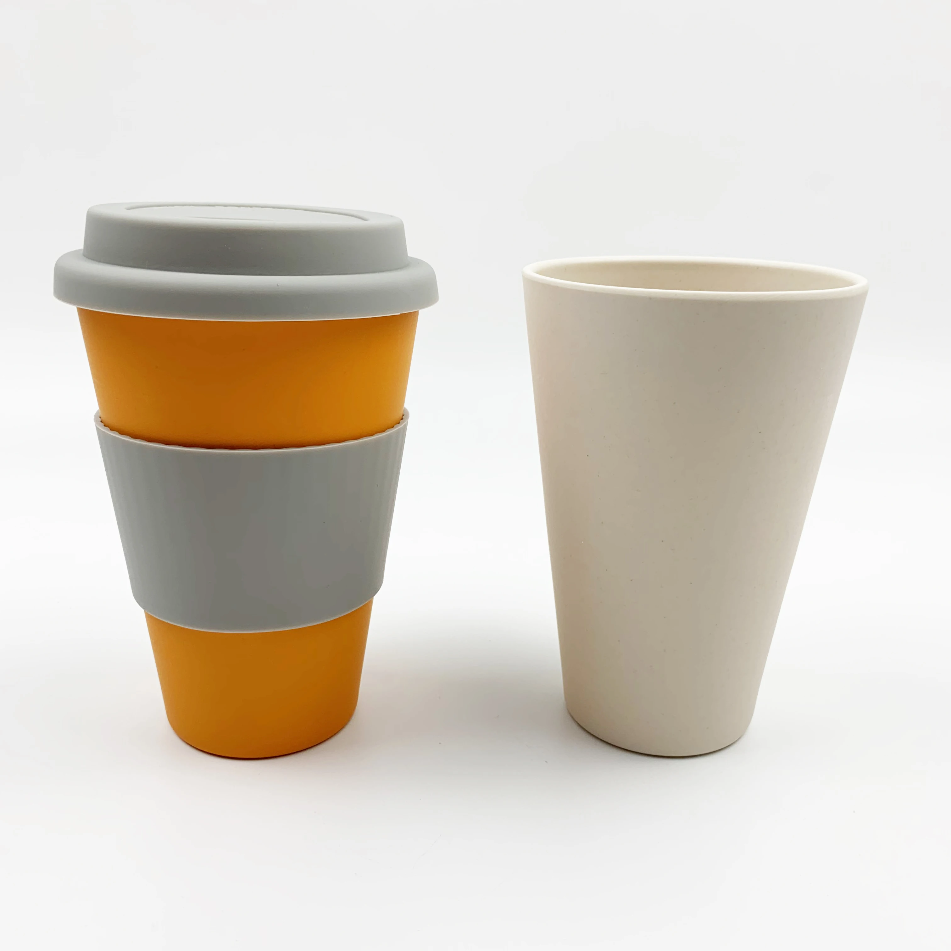 

MIKENDA Eco-friendly colorful bamboo fiber cup Biodegradable Drinkware Bamboo Fiber Coffee Mug