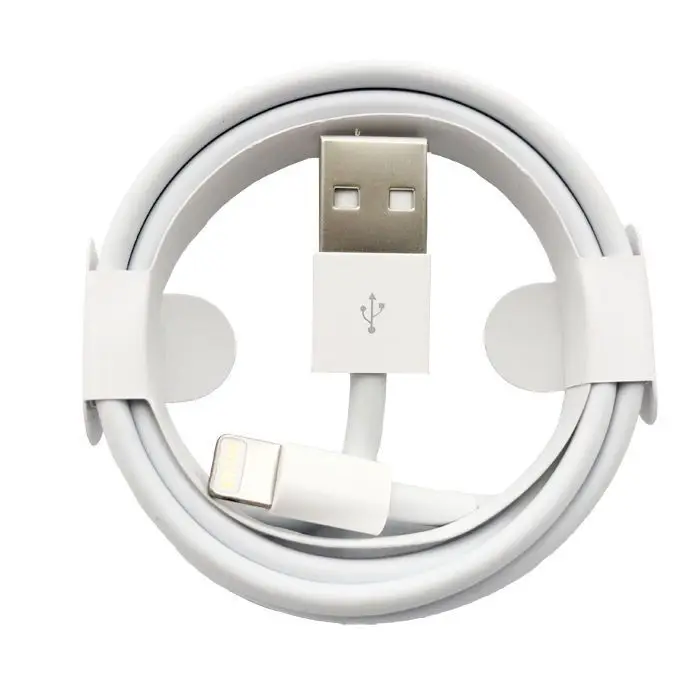 

high quality For iphone 11 apple lightning foxconn cable charger charging usb data cable For iPhone 5 6 7 8 x charger cable, White