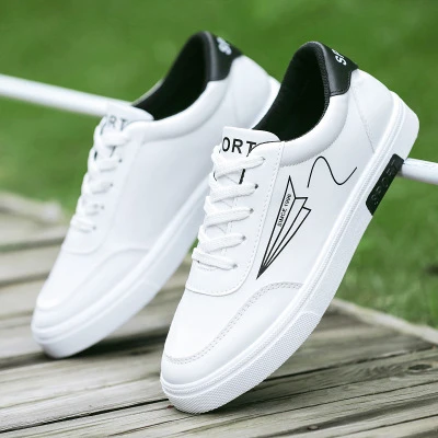

New style Teen Boys Summer White Shoes Concise And Comfortable Sneakers Men Breathable Casual Shoes, 2 colors
