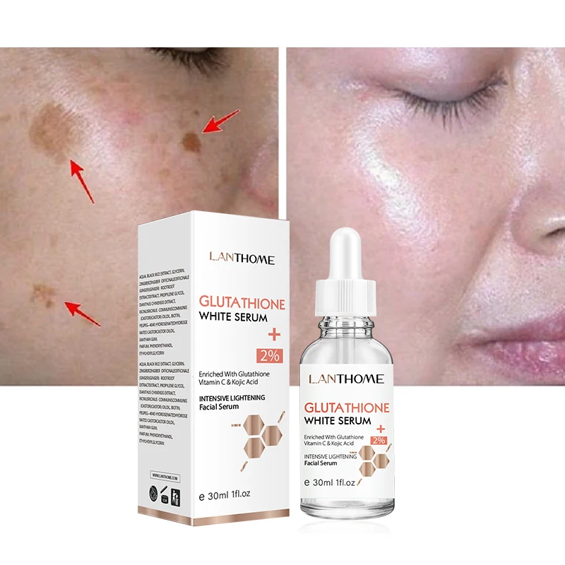 

wholesale private label natural organic strong moisturising lightening removing spots facial skin care whitening serum 30ml