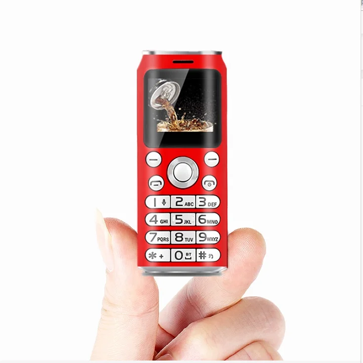 Super K8 Push Button Mobile Phone Dual Sim Bluetooth Camera Dialer 1.0" Hands Telephone MP3 Smallest Mini Cell Phone