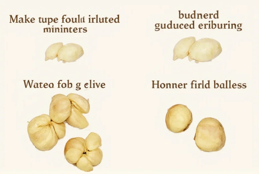 Garlic storage comparison showing whole cloves versus properly stored minced garlic in oil