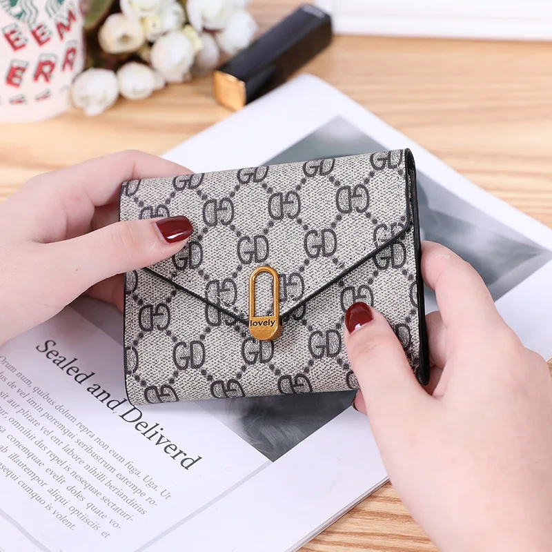 

2020 New Fashion Cute Leather Credit Card Clutch Women Wallet, Picture