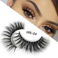 

Beautyqueen lshes eyelashes mink 0.05 Lashes Cruelty Free 3D Mink Eyelashes With Eyelash Transparent plastic pull box