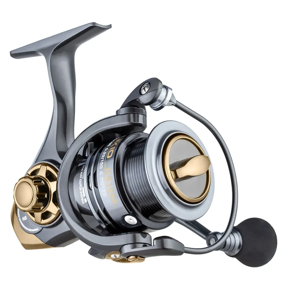 

Jetshark 2000 3000 5000 Metal 7.1: 1 High Speed Gear Ratio 6kg Max Drag Black Rose Gold Color Spinning Reel