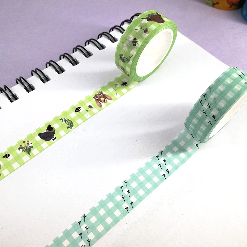 

wholesale custom printed vintage masking washi tape journaling set