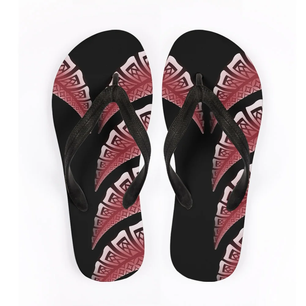

Custom Flip Flops For Men Women Polynesian Tribal Flip Flop Sublimation Print Unisex Beach Summer Flip-Flops Sandals Slipper