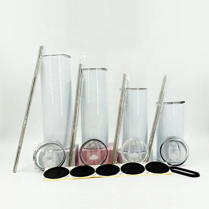 

Factory direct sublimation mug tumbler free sample with straw and brush