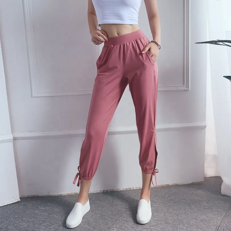 Women Super Loose Sweatpants Yoga Pants Dance Solid ...