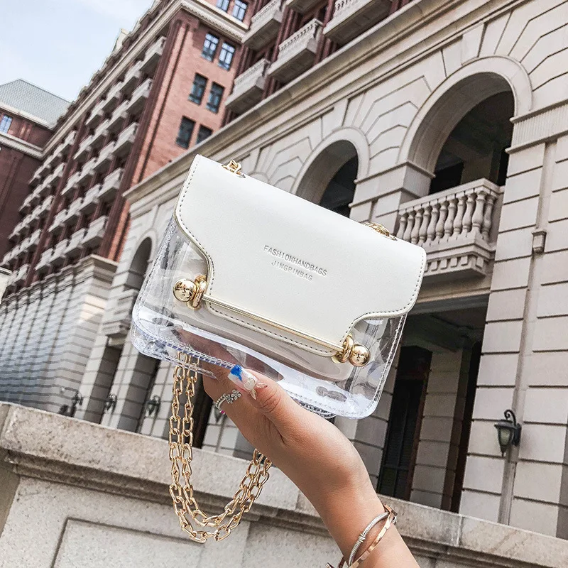 

Best selling clear crossbody bag women mini pvc hand bags ladies handbags