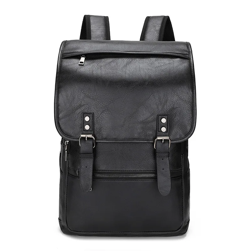 

2021 Latest men's business shoulder COMPUTER PU backpack