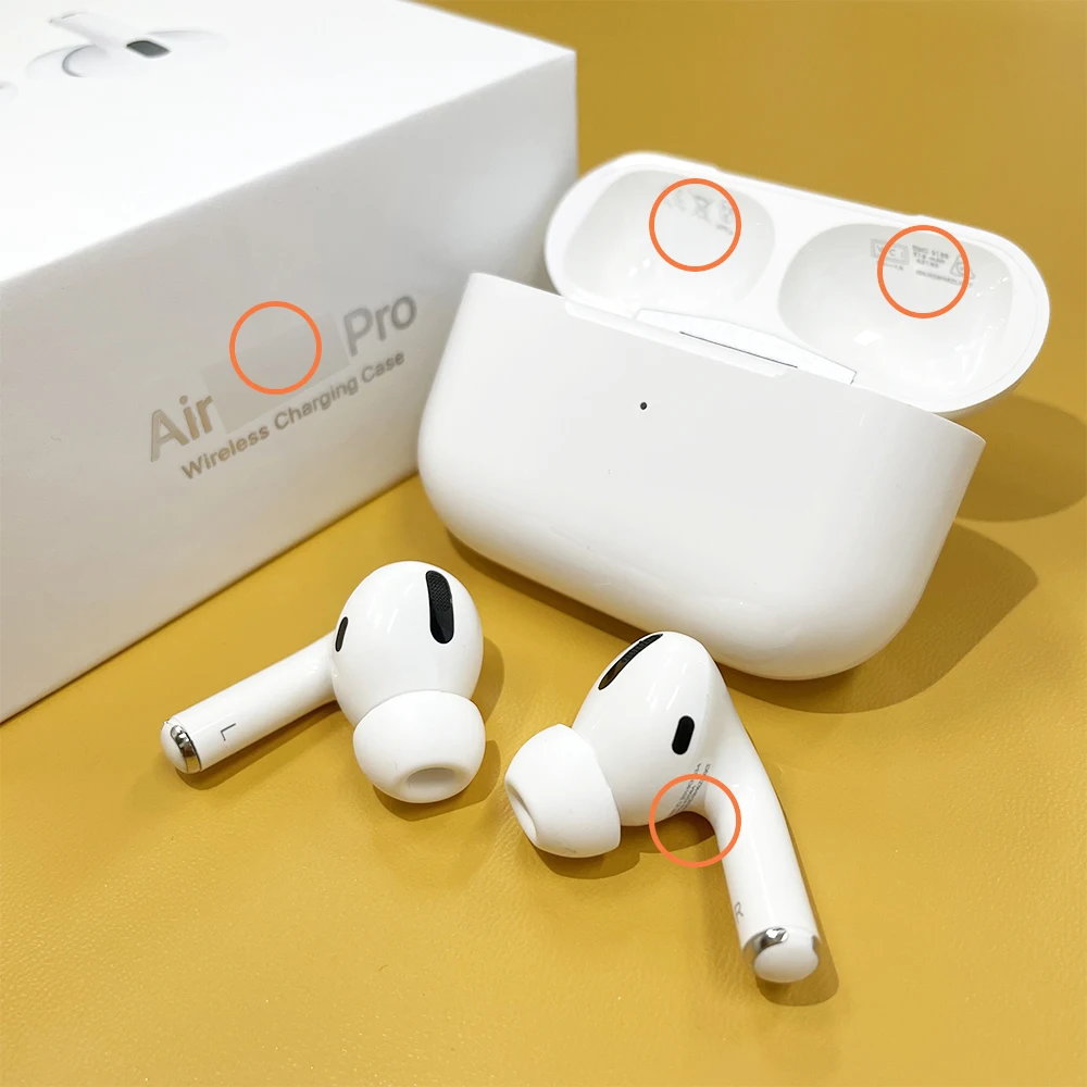 

Noise Reduction Original 1:1Tws Air Pro Pods 23 Anc Airoha 1562A 1536U Wireles Earphone Airpodes For Appled Airpodering Pro