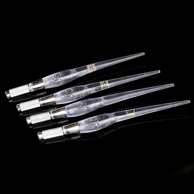 

Professional Permanent Makeup Handtool 3D Microblading Eyebrow Tebori Pen PCD Crystal Eyebrow Tebori Pen, Transparent