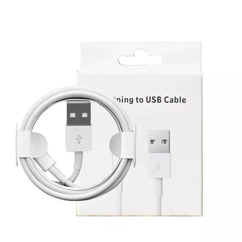 

Factory Cheap USB Cable Data Sync Charging Mobile Phone Cable 1M 2M 3M For iPhone 12 11 X XS 7 8 Plus, White