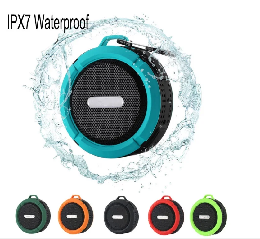 Christmas gift C6 Waterproof Outdoor Blue tooth Speaker TF Wireless Music - ANKUX.COM