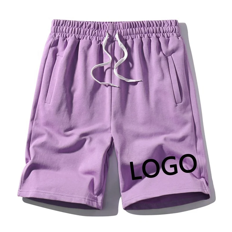 

100% cotton summer hot sell custom men sport shorts gym shorts