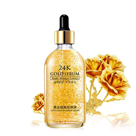 

Private Label Amazons Online Luxury 24k Gold Face Serum Cruelty Free Anti Aging Ampoule Whitening Lift Firming 24k Gold Serum