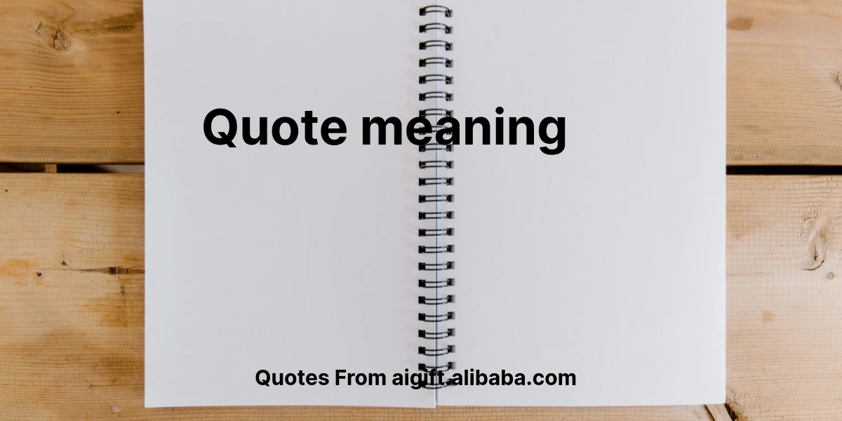 quote meaning