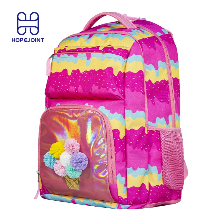 

High Quality Bag Girls Pink School Pack Sequin Unicorn Holographic Big For Teenagers Custom Latest Girl Children Backpack Oxfor