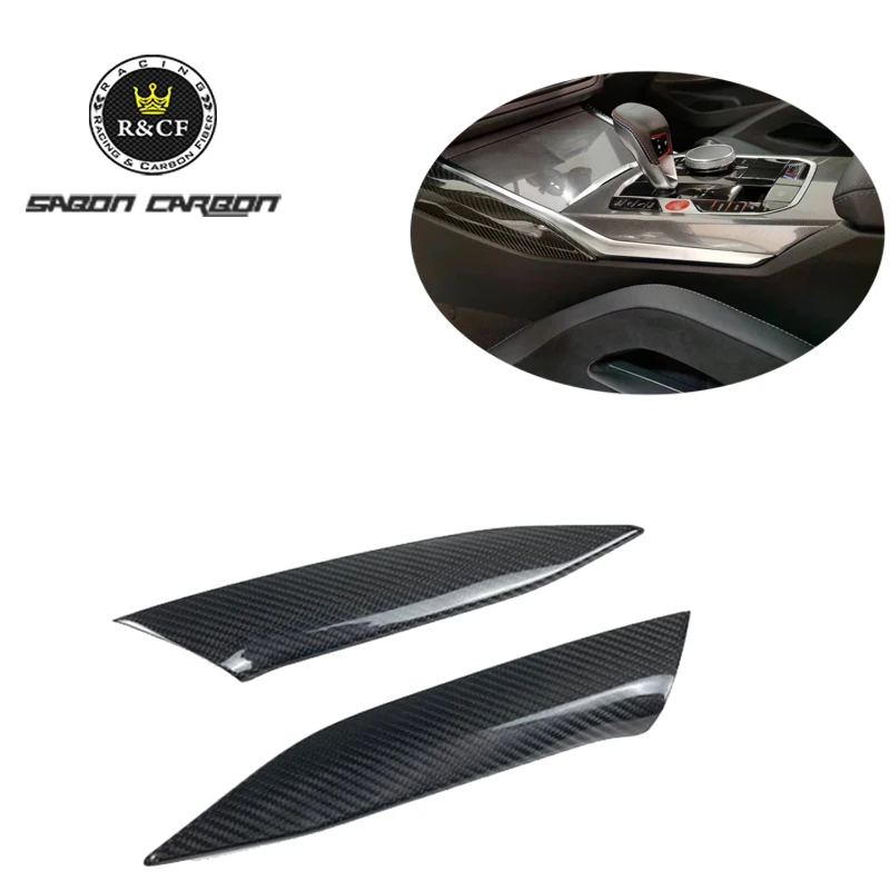 

2021+ For BMW G80 G82 M3 M4 Carbon Fiber Car Interior Trim Kit Console Side Trim