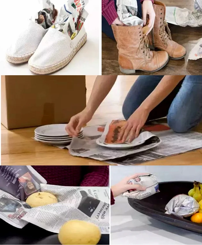 Recycled Pulp 42gsm 45gsm Newsprint Packing Paper Rolls And Sheets