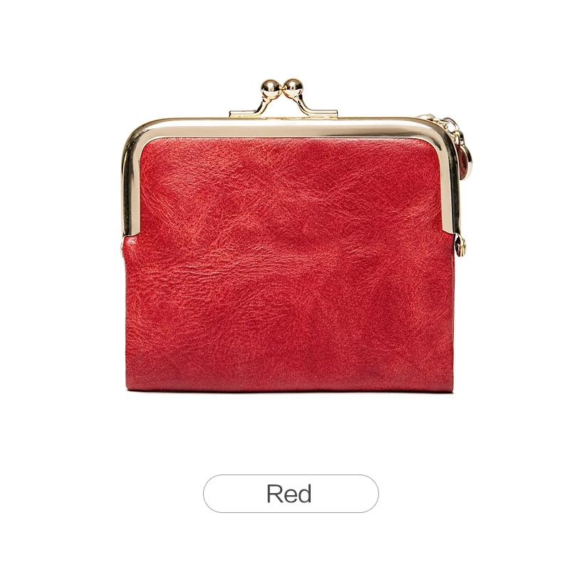 

2019 Factory supply PU leather high quality zipper clutches wallet ladies pure color purse leather travel red wallet women, As pics
