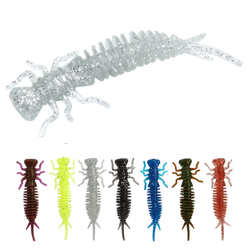 

18 Color Rubber FIshing Lure Top Water Insect Lure, 18 colors