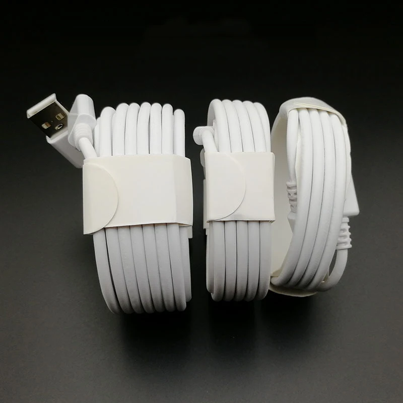 

Competitive Price Type C Fast Charging Cable for iPhone USB Cable Quick Charge Data Cable 3A 2m 1m 3M, White / black